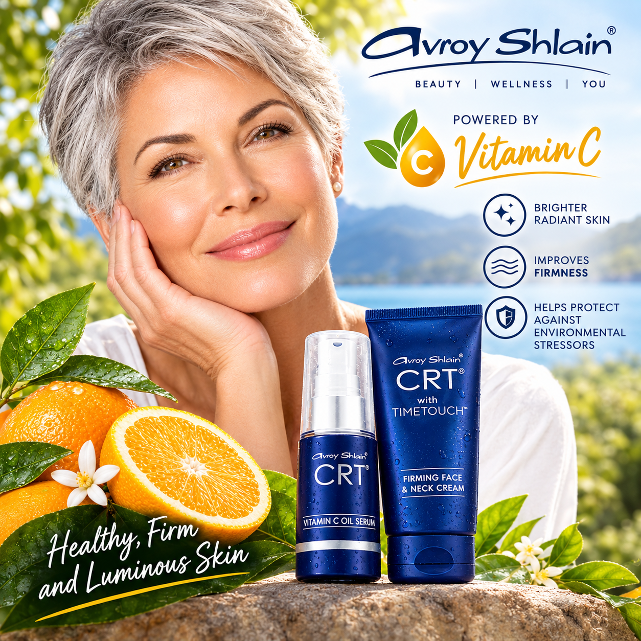 Avroy Shlain CRT Vit C oil and Face and Neck Cream Special offer